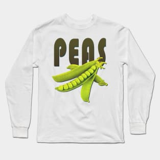 Peas green Long Sleeve T-Shirt